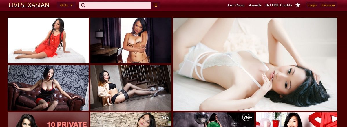 Homepage of LiveSexAsian
